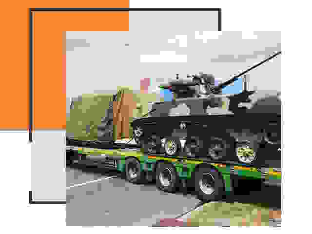 Перевозка военной техники в Новошахтинске